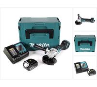 Makita DGA 517 RM1J Meuleuse d'angle sans fil 18V 125mm + 1x Batterie 4,0Ah + Chargeur + Coffrezt de transport Makpac 3