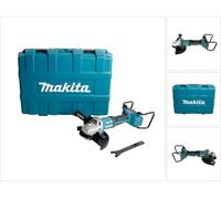Makita DGA 900 ZKX2 Meuleuse d'angle sans fil Brushless 230mm 36V/2x18V + Coffret de transport avec Ezynut - sans Batterie, sans Chargeur