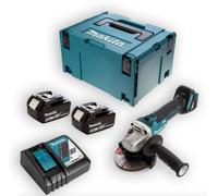 Makita Meuleuse d'angle DGA506RTJ 125 mm Li-ion LXT 18 V 2x5,0 Ah Makpac
