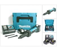 Makita DGD 800 RFJ Meuleuse droite sans fil 18V + 2x Batteries 3,0Ah + Chargeur + Coffret de transport Makpac