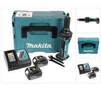 Makita DGD 800 RT1J 18 V Li-Ion Meuleuse droite sans fil en Coffret Makpac + 2x Batteries 4,0 Ah + Chargeur
