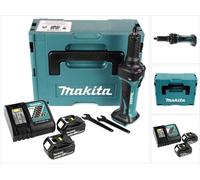 Makita DGD 800 RTJ Meuleuse droite sans fil 18V + 2x Batteries 5.0Ah + Chargeur +Coffret Makpac
