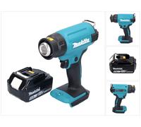 Makita DHG 180 T1 Pistolet à air chaud sans fil 550 °C 18V + 1x Batterie 5,0Ah - Sans chargeur