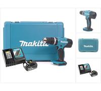 Makita DHP 453 RF Perceuse-visseuse à percussion sans fil 18V 42Nm en coffret + batterie 3,0 Ah + chargeur