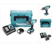 Makita DHP 453 RFJ Perceuse-visseuse à percussion sans fil 18V 42Nm + 2x batterie 3,0Ah + chargeur + Makpac