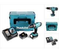 Makita DHP 453 RTJ Perceuse-visseuse à percussion sans fil 18V 42Nm + 2x batteries 5,0Ah+ chargeur en Makpac 2