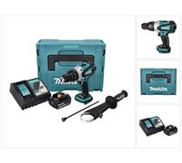 Makita DHP 458 RG1J Perceuse-visseuse à percussion sans fil 18 V 91 Nm + 1x Batterie 6,0 Ah + Chargeur + Makpac