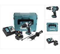 Makita DHP 458 RMJ Perceuse visseuse à percussion sans fil 18V 91Nm + 2x Batteries 4,0 Ah + Chargeur + Makpac