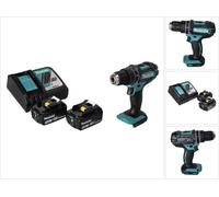 Makita DHP 482 RF Perceuse-visseuse à percussion sans fil 18 V 62 Nm + 2x batterie 3,0 Ah + chargeur