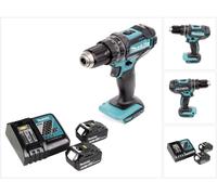 Makita DHP 482 RG Perceuse-visseuse à percussion sans fil 18 V 62 Nm + 2x batterie 6,0 Ah + chargeur