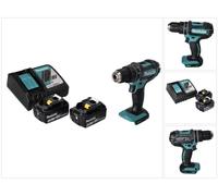 Makita DHP 482 RM Perceuse-visseuse à percussion sans fil 18 V 62 Nm + 2x batterie 4,0 Ah + chargeur