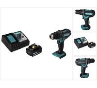 Makita DHP 482 RM1 Perceuse-visseuse à percussion sans fil 18 V 62 Nm + 1x batterie 4,0 Ah + chargeur