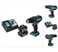 Makita DHP 482 RT Perceuse-visseuse à percussion sans fil 18 V 62 Nm + 2x batterie 5,0 Ah + chargeur