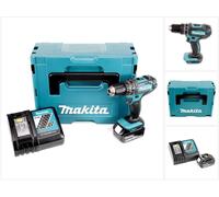 Makita DHP 482 RT1J Perceuse-visseuse à percussion sans fil 18V 62Nm en Makpac + 1x 5,0 Ah batterie + chargeur