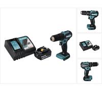 Makita DHP 483 RG1 Perceuse-visseuse à percussion sans fil 18 V 40 Nm Brushless + 1x Batterie 6,0 Ah + Chargeur