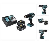 Makita DHP 483 RT Perceuse-visseuse à percussion sans fil 18 V 40 Nm Brushless + 2x Batteries 5,0 Ah + Chargeur