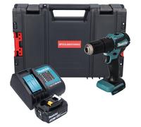 Makita DHP 483 SF1J-R Perceuse-visseuse à percussion sans fil 18V 40Nm + 1x batterie 3,0 Ah + chargeur + RHINO