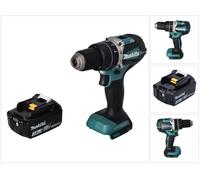 Makita DHP 484 F1 Perceuse-visseuse à percussion sans fil 18 V 54 Nm brushless + 1x Batterie 3,0 Ah - sans Chargeur