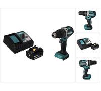 Makita DHP 484 RF1 Perceuse-visseuse à percussion sans fil 18 V 54 Nm brushless + 1x Batterie 3,0 Ah + Chargeur
