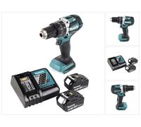 Makita DHP 484 RG Perceuse à percussion sans fil 18 V 54 Nm brushless + 2x Batteries 6,0 Ah + Chargeur