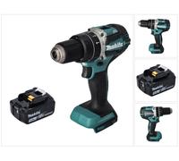 Makita DHP 484 T1 Perceuse-visseuse à percussion sans fil 18 V 54 Nm brushless + 1x Batterie 5,0 Ah - sans chargeur