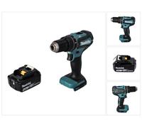 Makita DHP 485 M1 Perceuse-visseuse à percussion sans fil 18 V 50 Nm Brushless + 1x batterie 4,0 Ah - sans chargeur