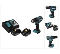 Makita DHP 485 RM Perceuse-visseuse à percussion sans fil 18 V 50 Nm Brushless + 2x batterie 4,0 Ah + chargeur