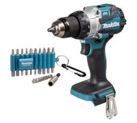 Makita DHP 489 Z Perceuse-visseuse à percussion sans fil 18 V 73 Nm Brushless + 22 pcs. jeu d'embouts - sans batterie, sans chargeur