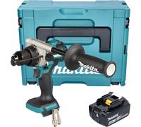 Makita DHP 492 G1J Perceuse-visseuse à percussion sans fil 18 V 141 Nm Brushless + 1x batterie 6,0 Ah + Makpac - sans chargeur