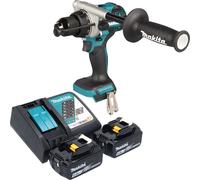 Makita DHP 492 RG Perceuse-visseuse à percussion sans fil 18 V 141 Nm Brushless + 2x batterie 6,0 Ah + chargeur