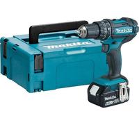 Makita DHP482G1 Perceuse visseuse à percussion 18 V Li-Ion Ø 13 mm + 1x6Ah + MAKPAC