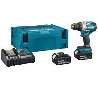 Makita DHP489RTJ LXT 18 V Li-ion Accu Perceuse-visseuse Set (2x 5,0Ah) Dans Mbox