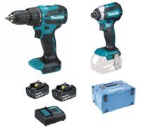 Makita DHP490+DTD153 Li-ion LXT kit sans fil (18V/2x3,0Ah) + Makpac