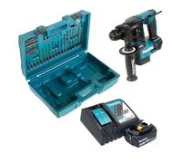 Makita DHR 171 RM1X3 Marteau perforateur sans fil 18 V 1,2 J SDS-Plus Brushless + 1x batterie 4,0 Ah + chargeur + 65 pcs. d'accessoires + coffret