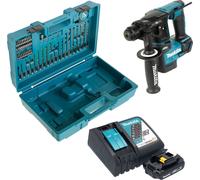 Makita DHR 171 RY1X3 Marteau perforateur sans fil 18 V 1,2 J SDS-Plus Brushless + 1x batterie 1,5 Ah + chargeur + 65 pcs. d'accessoires + coffret