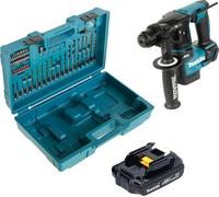 Makita DHR 171 Y1X3 Marteau perforateur sans fil 18 V 1,2 J SDS-Plus Brushless + 1x batterie 1,5 Ah + 65 pcs. d'accessoires + coffret - sans chargeur