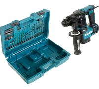 Makita DHR 171 ZX3 Marteau perforateur sans fil 18 V 1,2 J SDS-Plus Brushless + 65 pces accessoires + coffret - sans batterie, sans chargeur