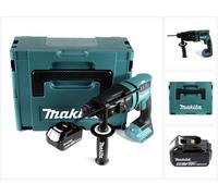 Makita DHR 182 G1J Marteau perforateur sans fil 18V 1,7J SDS plus Brushless + 1x batterie 6,0Ah + Makpac - sans chargeur