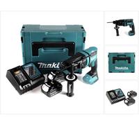 Makita DHR 182 RGJ Marteau perforateur sans fil 18V 1,7J SDS plus Brushless + 2x batterie 6,0Ah + chargeur + Makpac