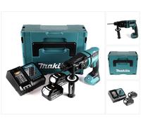 Makita DHR 182 RMJ Marteau perforateur sans fil 18V 1,7J SDS plus Brushless + 2x batterie 4,0Ah + chargeur + Makpac