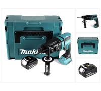 Makita DHR 182 T1J Marteau perforateur sans fil 18V 1,7J SDS plus Brushless + 1x batterie 5,0Ah + Makpac - sans chargeur