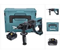 Makita DHR 202 G1J Perforateur sans fil 18 V 2,0 J SDS Plus + 1x Batterie 6,0 Ah + Makpac - sans chargeur