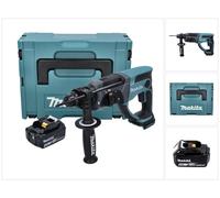 Makita DHR 202 M1J Marteau perforateur burineur sans fil 18 V 2,0 J SDS Plus + 1x batterie 4,0 Ah + Makpac - sans kit chargeur