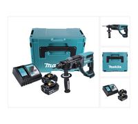 Makita dhr 202 rtj 18 v perforateur burineur sds-plus avec boîtier makpac + 2x batteries 5,0 ah + chargeur G