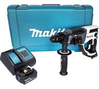 Makita DHR 202 SG1W Marteau perforateur sans fil 18 V 20 mm 2,0 J blanc + 1x batterie 6,0 Ah + chargeur + coffret