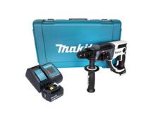 Makita DHR 202 SM1W Marteau perforateur sans fil 18 V 20 mm 2,0 J blanc + 1x batterie 4,0 Ah + chargeur + coffret
