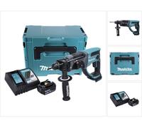 Makita DHR 202 Y1J-P 18 V Perforateur Burineur SDS-Plus avec boîtier Makpac + 1x Batterie 3,0 Ah + Chargeur