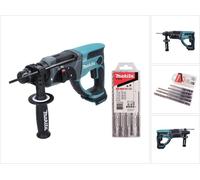 Makita DHR 202 Z Marteau combiné sans fil 18 V 2,0 J SDS Plus + 5 pcs. jeu de forets - sans batterie, sans chargeur