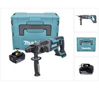 Makita DHR 241 18 V Li-Ion Perforateur-Burineur sans fil SDS-Plus avec Boîtier Makpac + 1x Batterie BL 1840 4,0 Ah - sans Chargeur