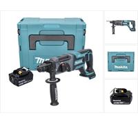 Makita DHR 241 18 V Li-ion Perforateur-Burineur sans fil SDS-Plus avec Boîtier Makpac + 1x Batterie BL 1850 5,0 Ah - sans Chargeur